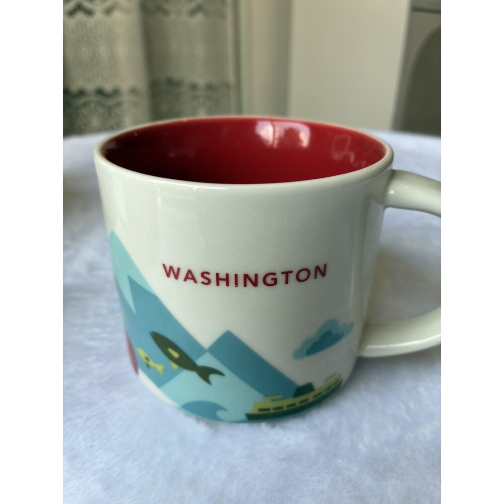 Starbucks Washington You Are Here Collection Coffee Mug Cup